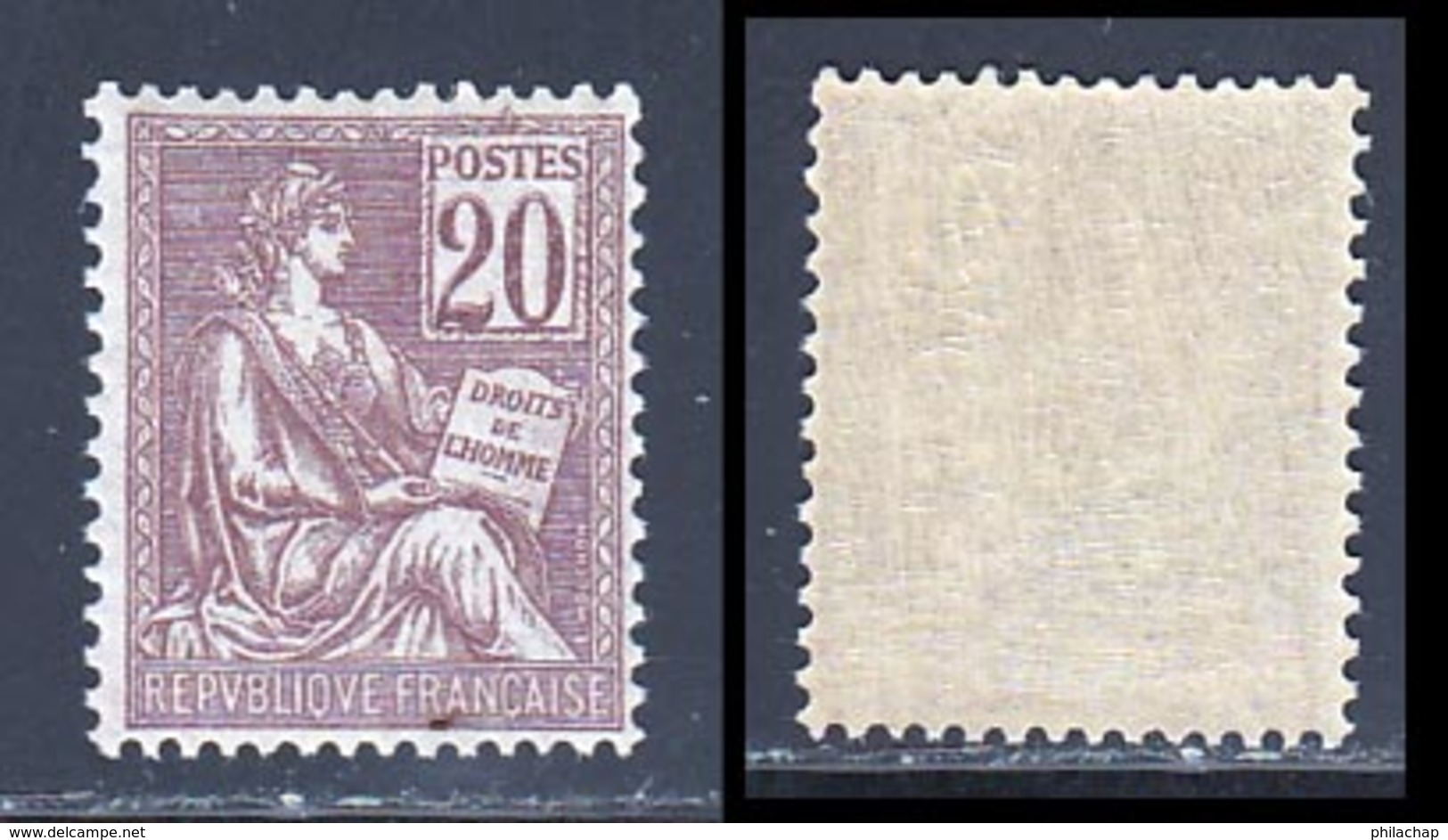 France 1900 Yvert 113 ** TB - 1900-02 Mouchon