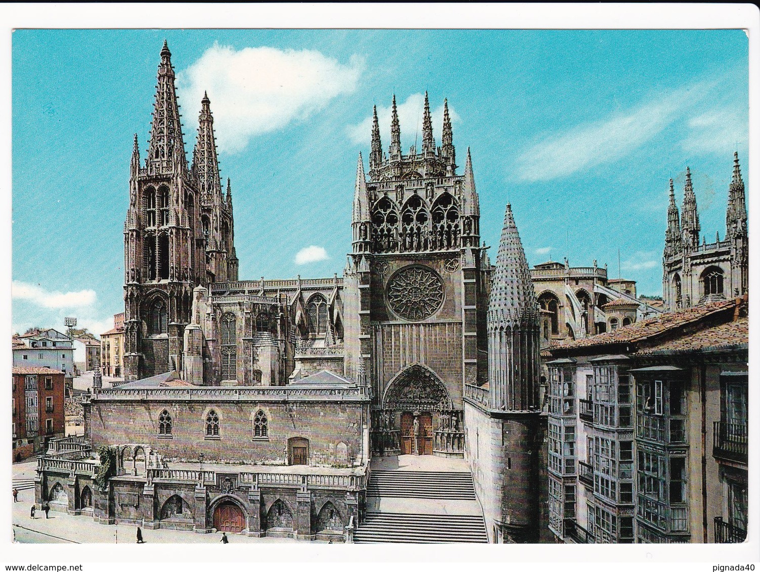 Cp , ESPAGNE , BURGOS , Cathédrale, Façade Sud - Burgos