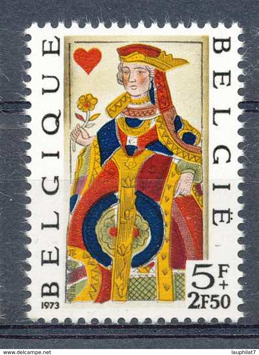 [151181][1697] Belgique 1973, Carte à Jouer, Dame De C?ur (Minerve), SNC - Non Classés