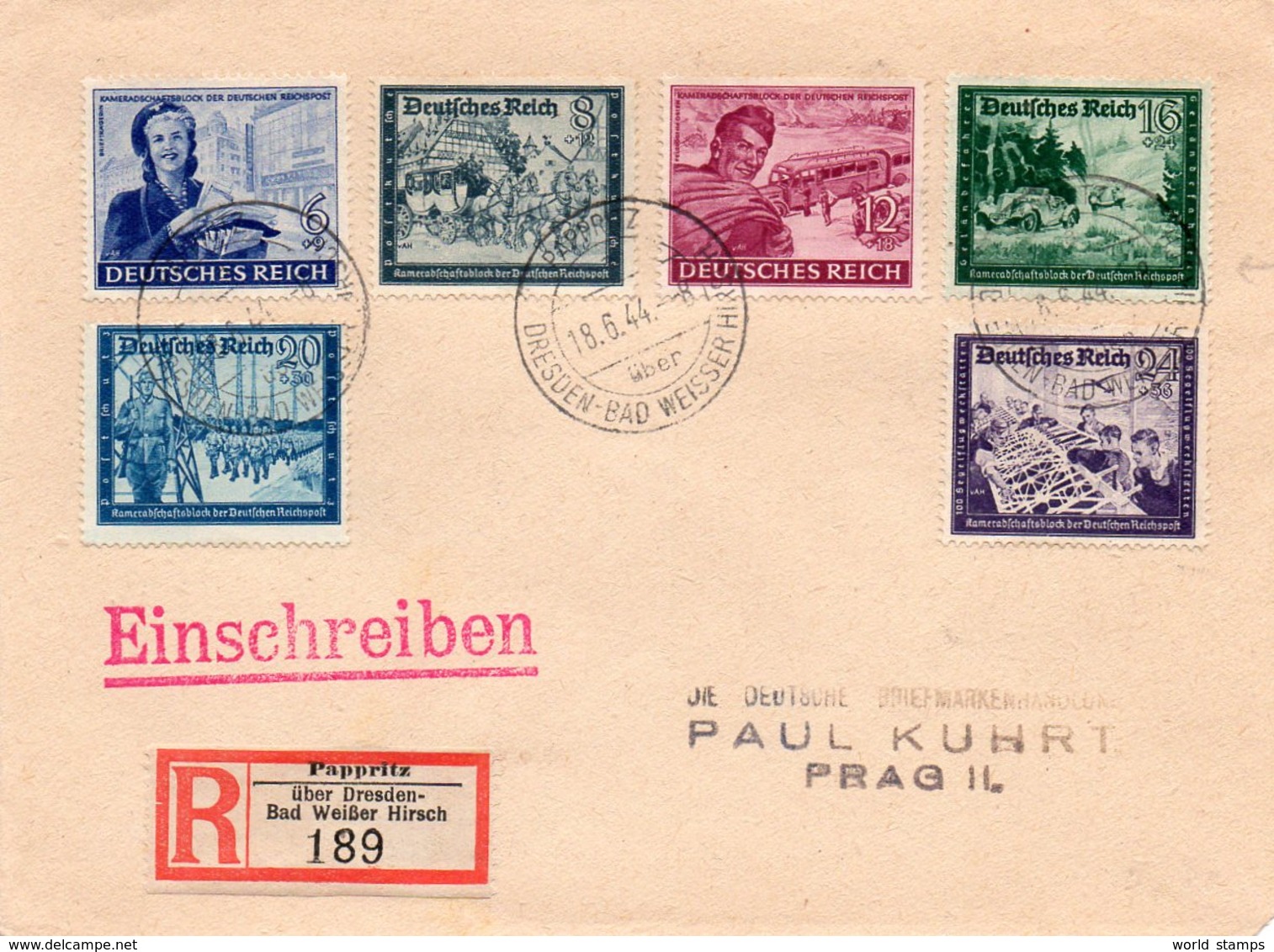 REICH 1944 - Covers & Documents