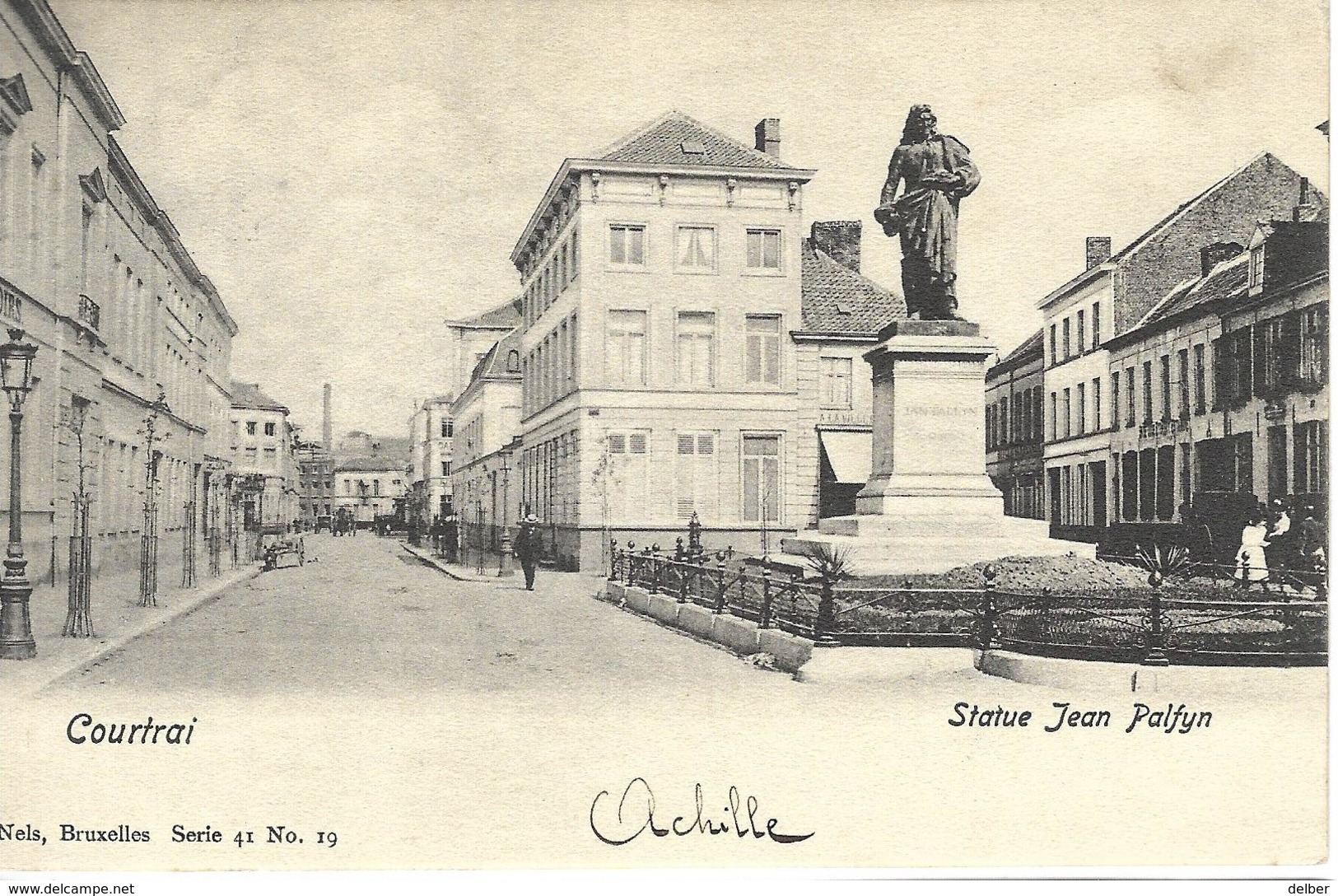 8VL-863: Courtrai  Statue Jean Palfyn   Nels, Série 41 N°19 - Kortrijk