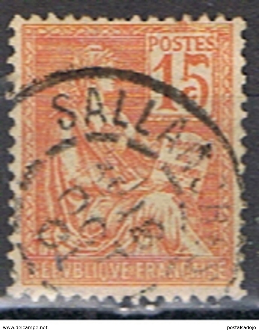 FRANCE 267 // YVERT 117  TYPE MOUCHON //  1900 - 1900-02 Mouchon