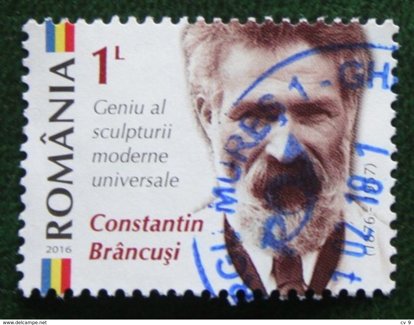 2016 Constantin Brâncusi (1876-1957), Sculptor Mi 7049 YT - Oblitere Gestempeld / USED ROMANIA / ROEMENIE ROUMANIE - Oblitérés