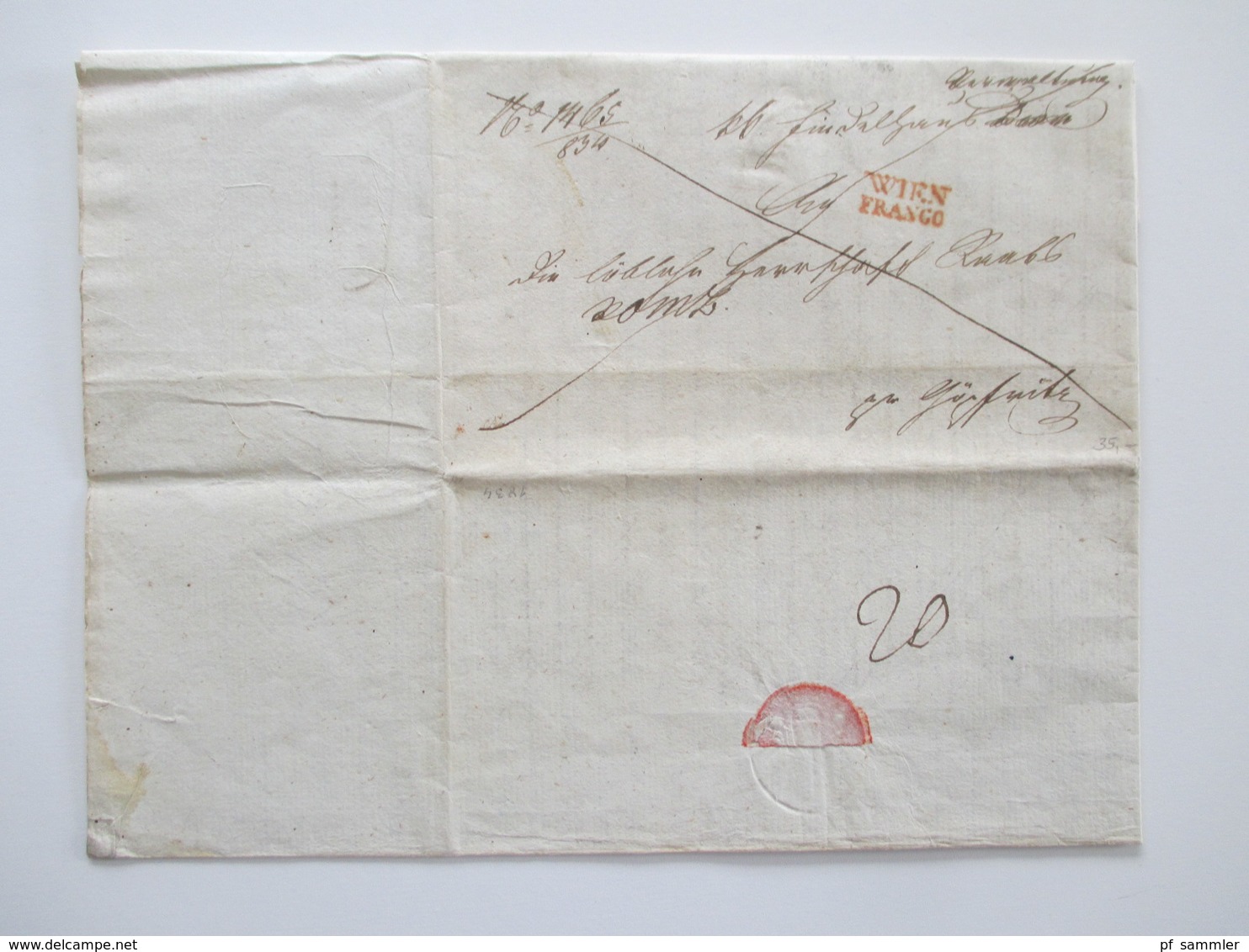 Österreich Vorphila 15 Belege Wien Stempel schwarz / rot viele mit Inhalt! 1824 - 1848 KuK. 2x Stempel Grosz - Gerungs