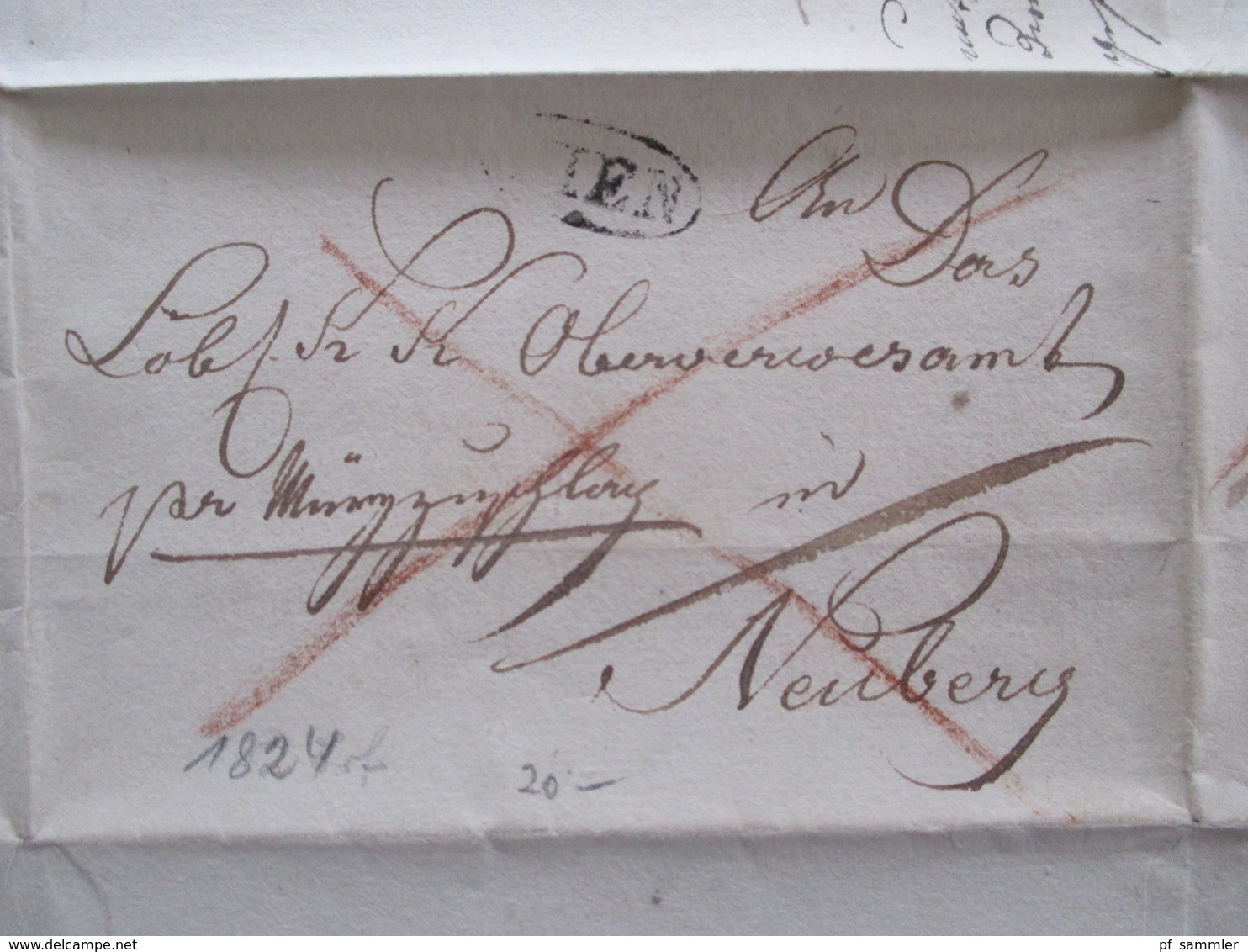 Österreich Vorphila 15 Belege Wien Stempel schwarz / rot viele mit Inhalt! 1824 - 1848 KuK. 2x Stempel Grosz - Gerungs