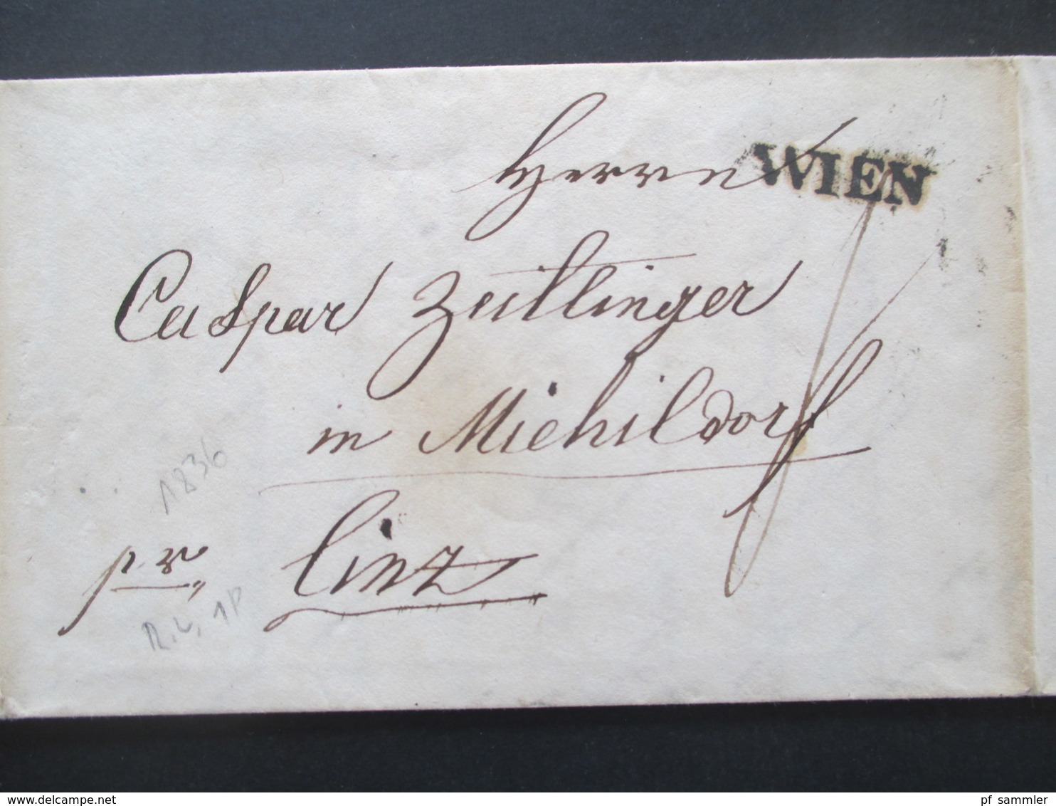 Österreich Vorphila 15 Belege Wien Stempel schwarz / rot viele mit Inhalt! 1824 - 1848 KuK. 2x Stempel Grosz - Gerungs