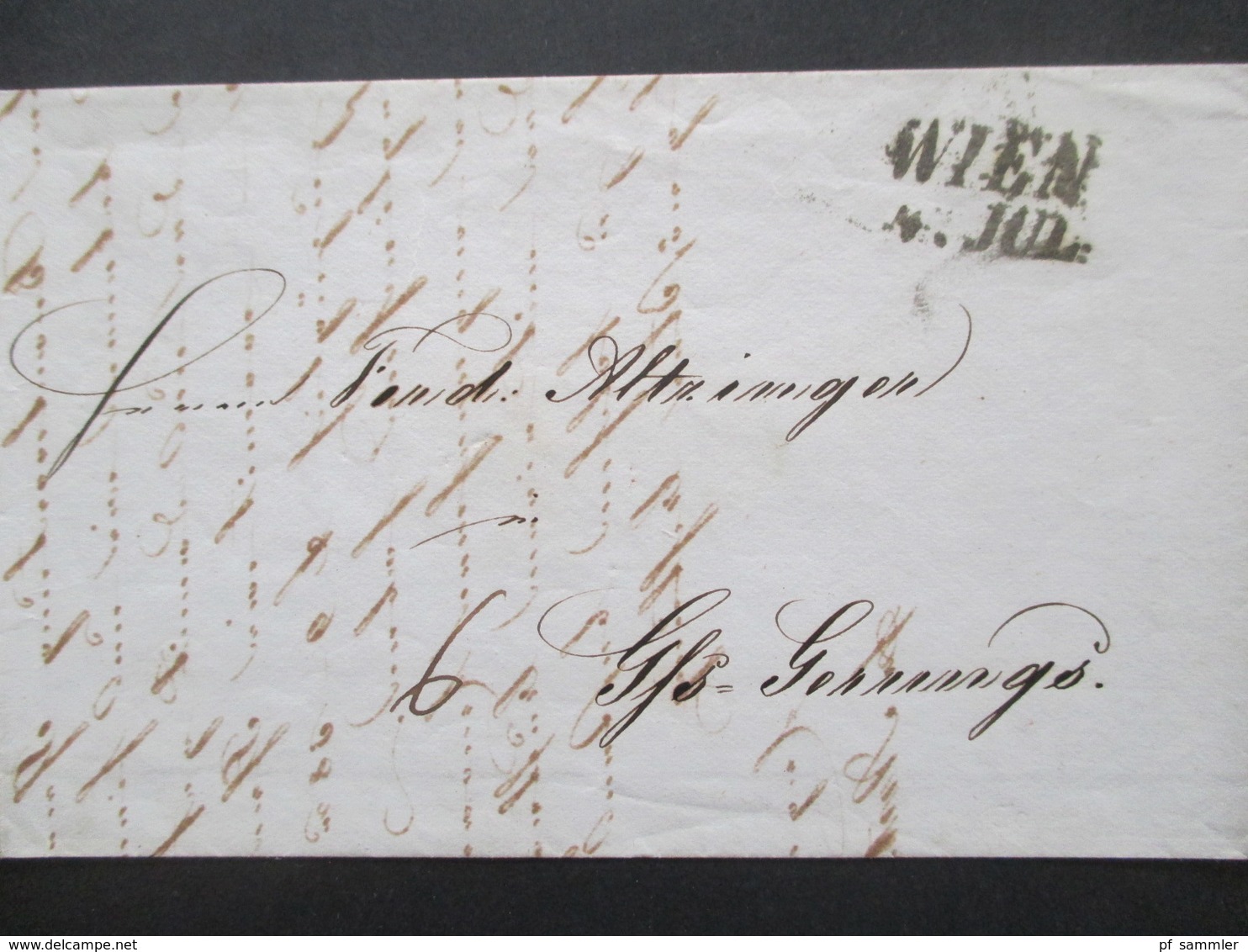 Österreich Vorphila 15 Belege Wien Stempel schwarz / rot viele mit Inhalt! 1824 - 1848 KuK. 2x Stempel Grosz - Gerungs