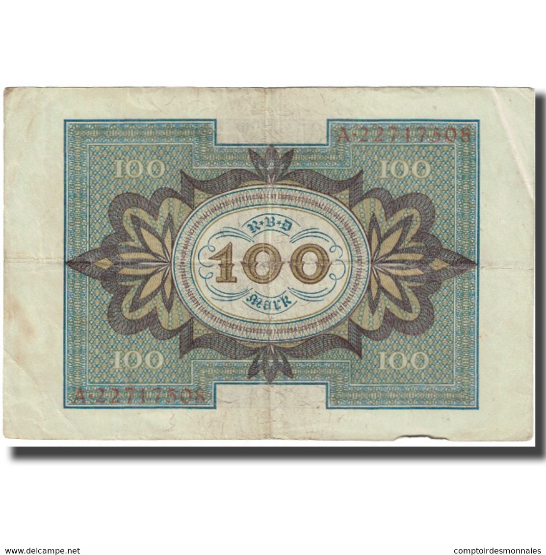 Billet, Allemagne, 100 Mark, 1920, 1920-11-01, KM:69a, TTB - 100 Mark