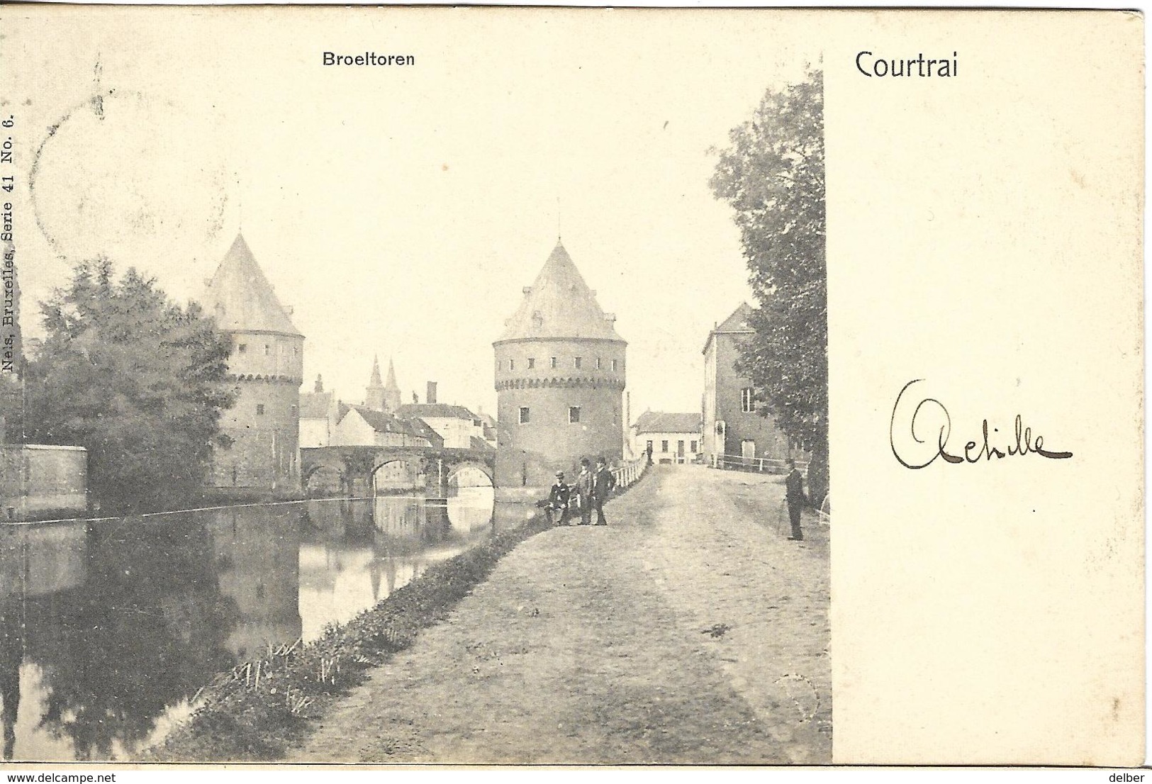 8VL-856: Courtrai  Broeltoren   Nels  Série 41 N°6 - Kortrijk