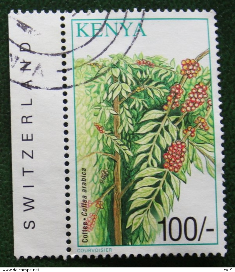 2001 Coffee Koffie Cafe (Coffea Arabica) Mi 759 YT - Oblitere Gestempeld / USED KENIA / KENYA - Kenia (1963-...)