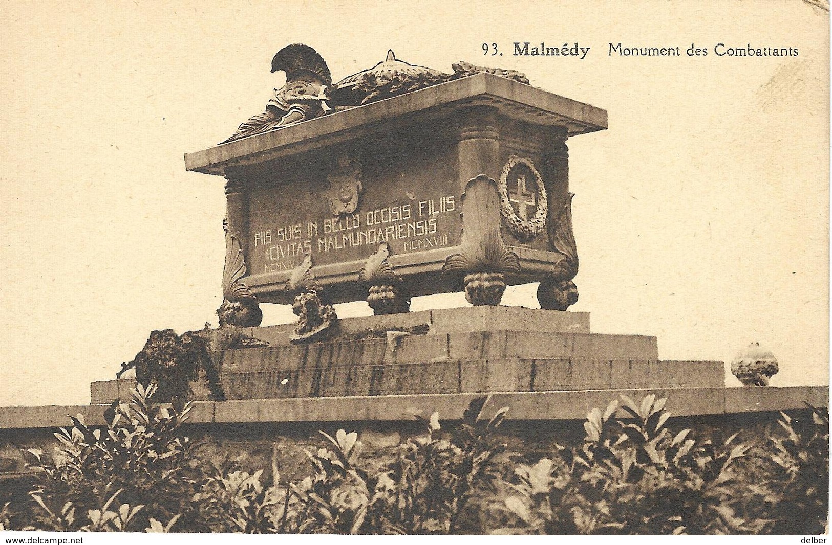 8VL-855: 93 Malmedy Monument Des Combattants - Malmedy