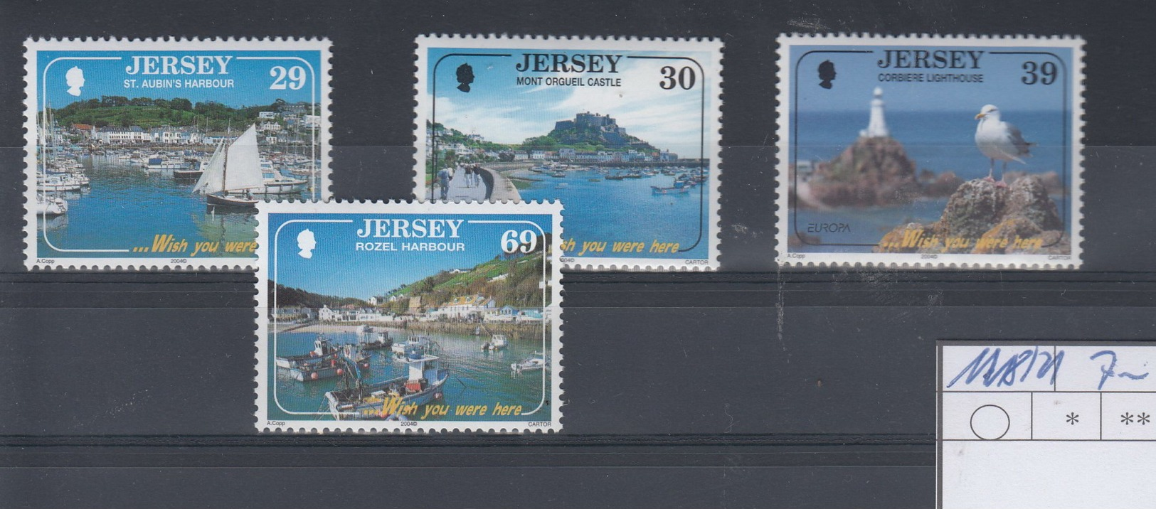 Jersey Michel Cat.No. Mnh/** 1118/1121 - Jersey