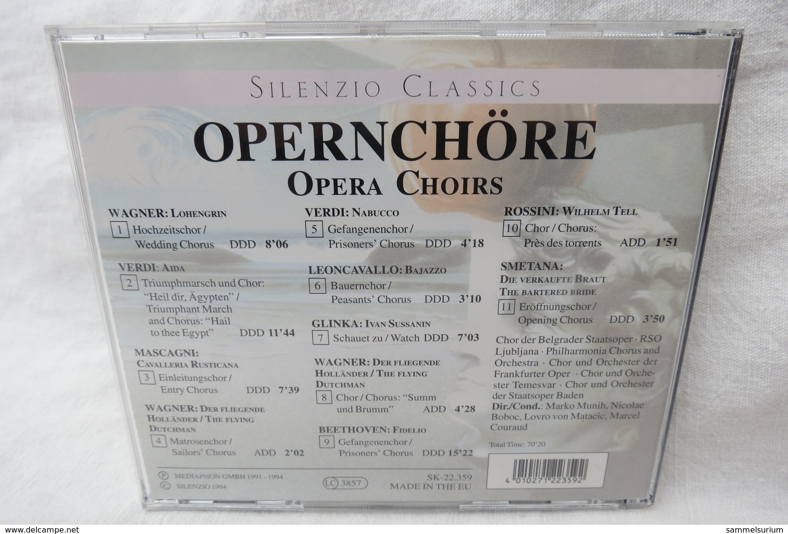CD "Silenzio Classics" Opernchöre - Opere