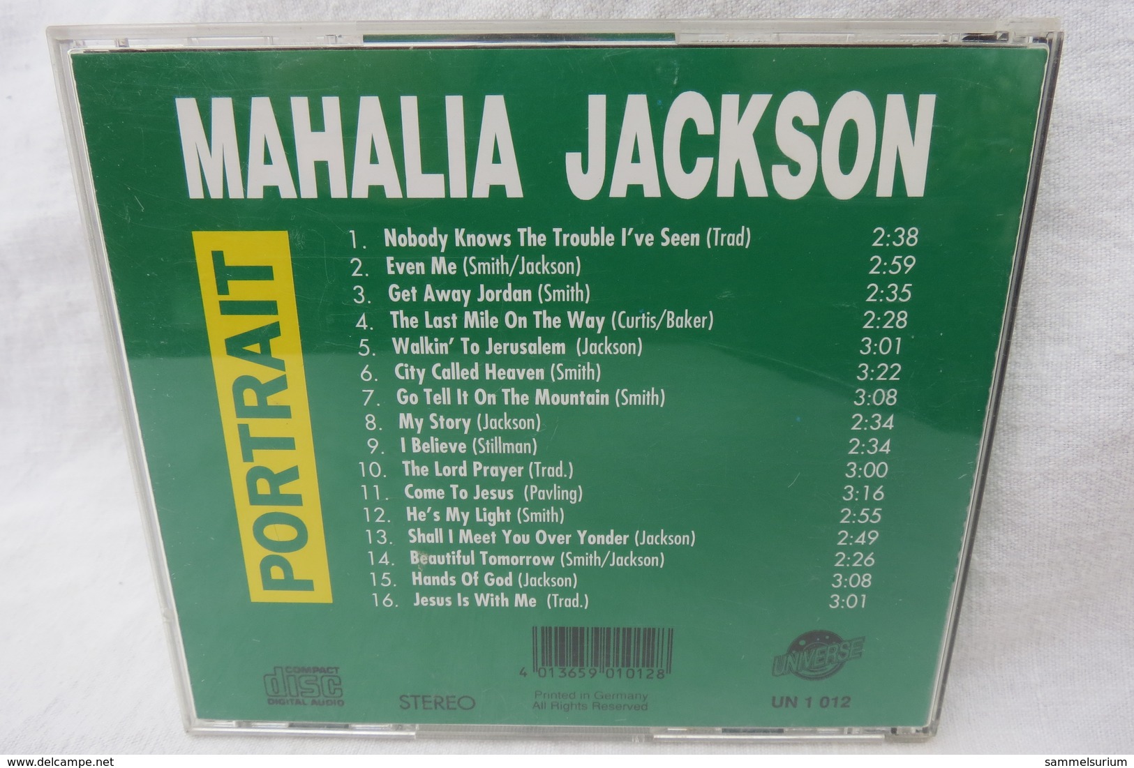 CD "Mahalia Jackson" Portrait - Gospel & Religiöser Gesang