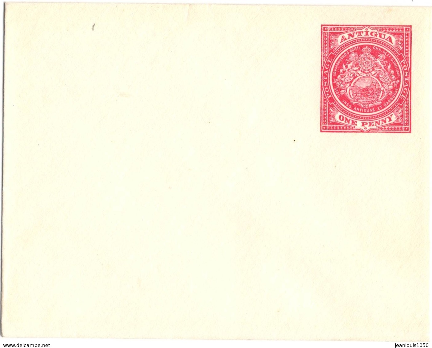 ANTIGUA LETTRE ENTIER POSTAL 1 P NEUVE ** - 1858-1960 Colonie Britannique