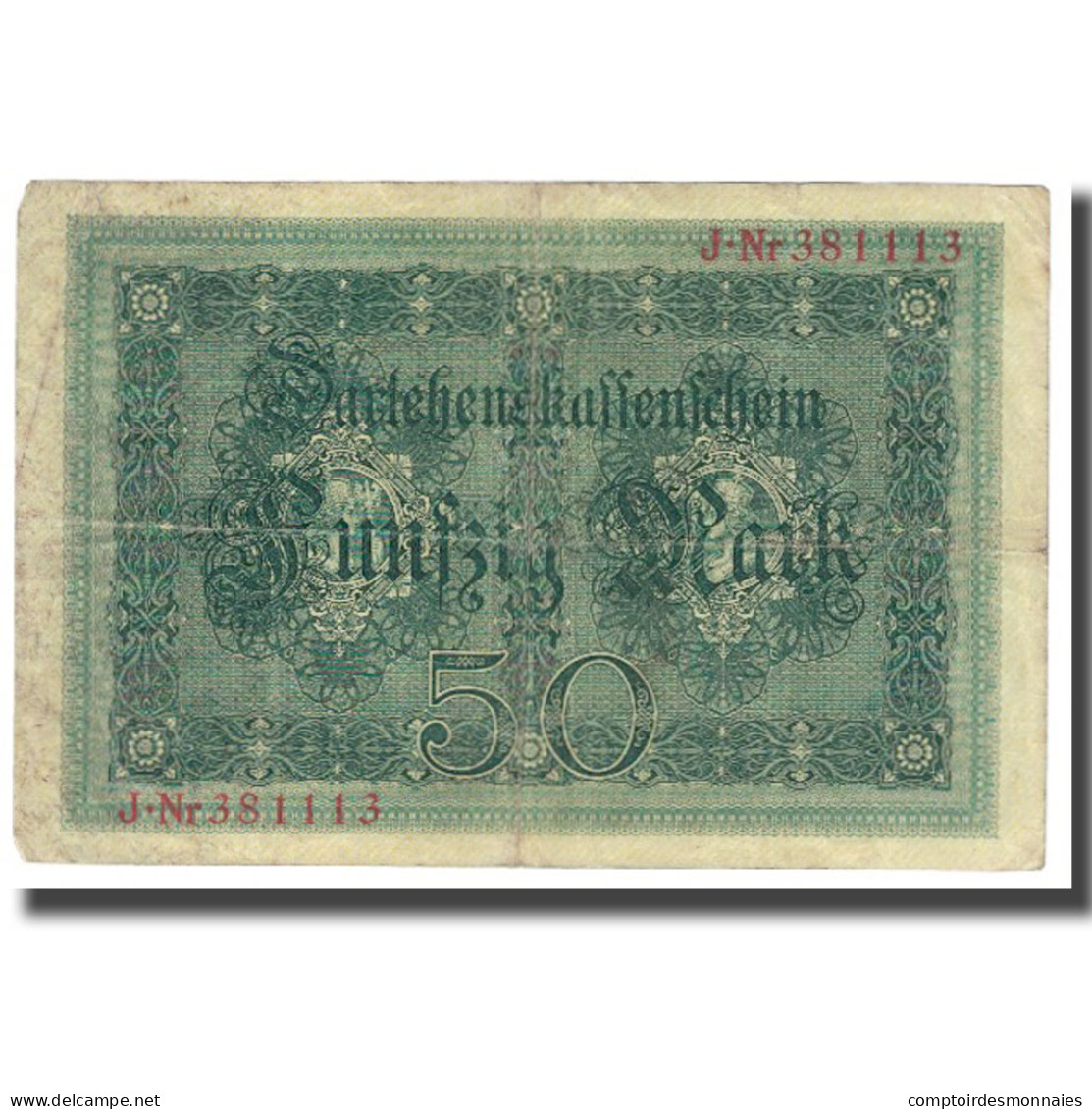 Billet, Allemagne, 50 Mark, 1914, 1914-08-05, KM:49a, TTB - 20 Mark