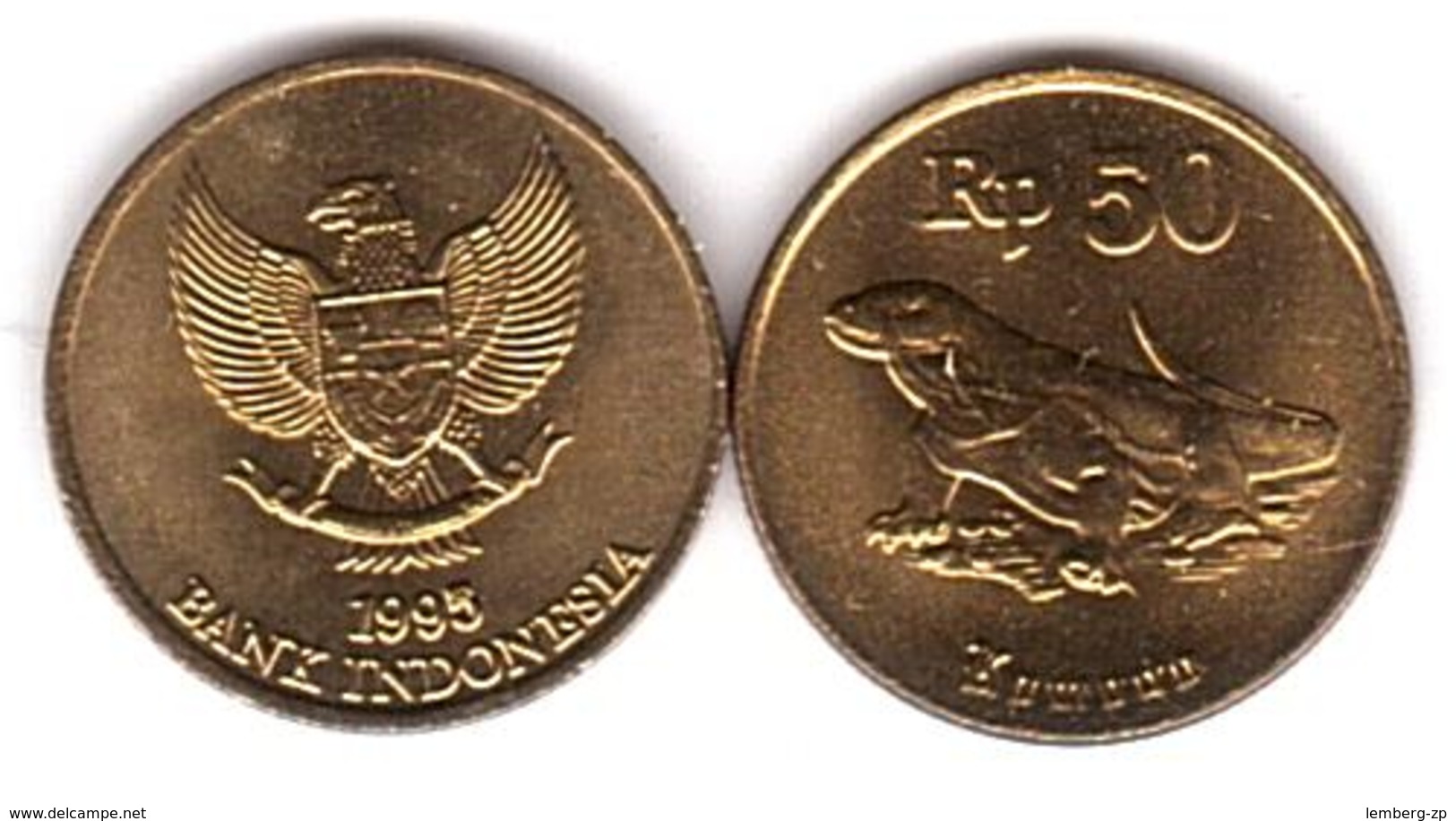 Indonesia - 50 Rupiah 1995 UNC Lemberg-Zp - Indonesië
