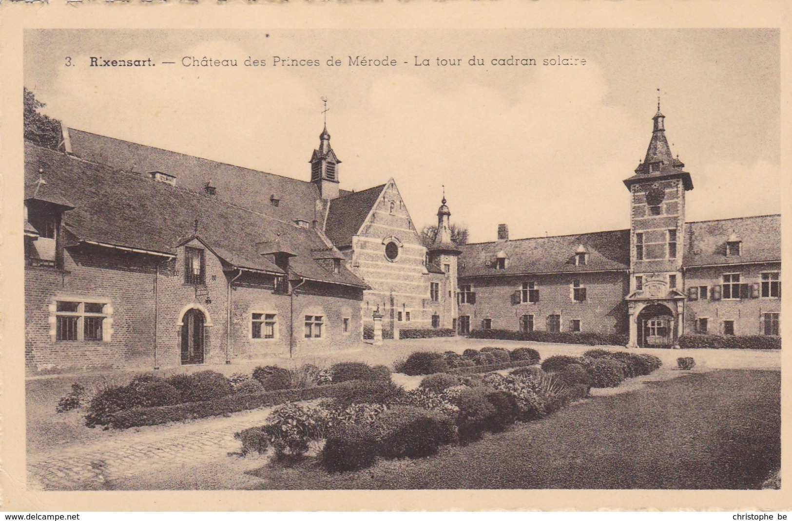 Rixensart, Château Des Princes De Merode, La Tour Du Cadran Solaire (pk58586) - Rixensart