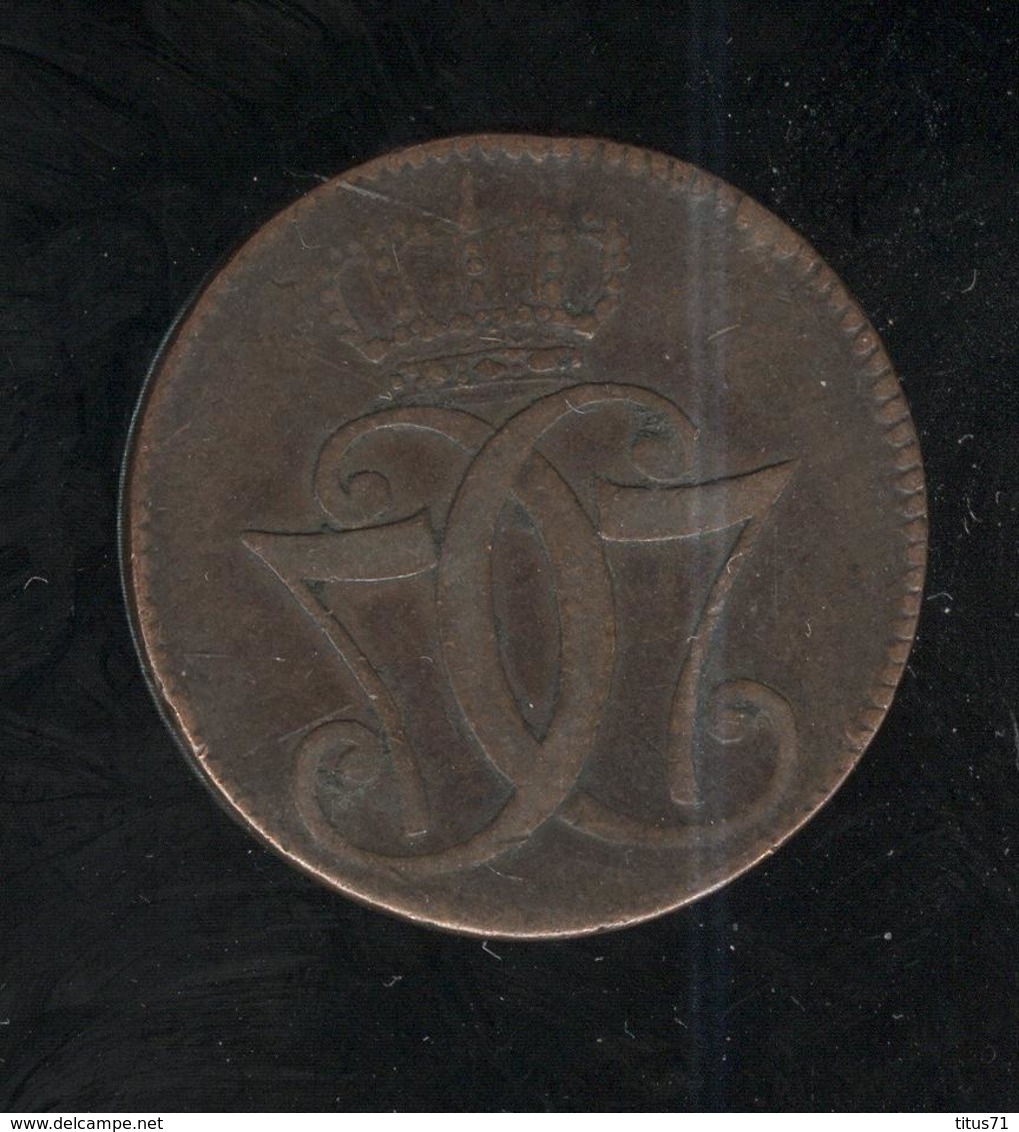 1 Skilling 1771 Danemark - TTB - Lot 2 - Dinamarca