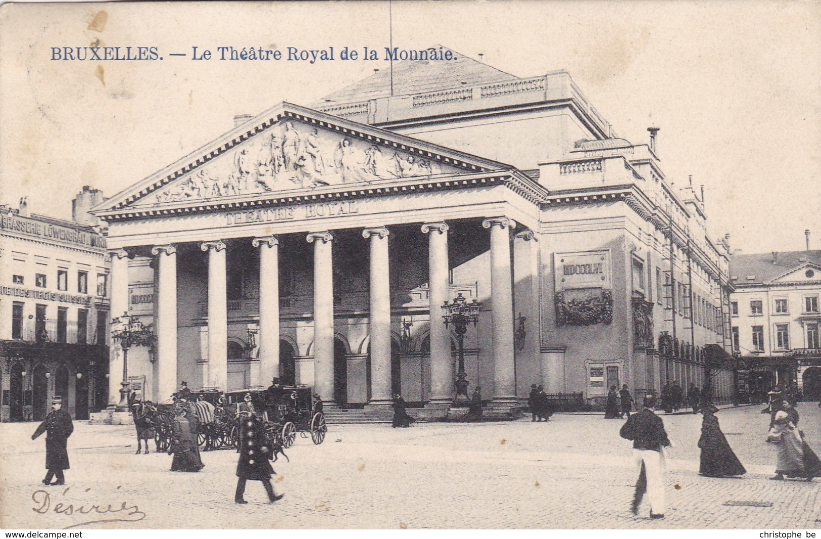 Bruxelles Brussel, Le Théâtre Royal De La Monnaie (pk58616) - Monumenten, Gebouwen