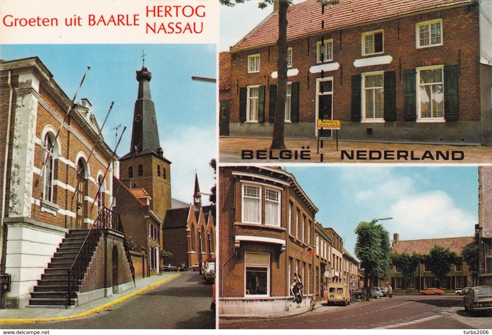 1979 BAARLE NASSAU / BAARLE HERTOG Grensovergang Kleur - Douane