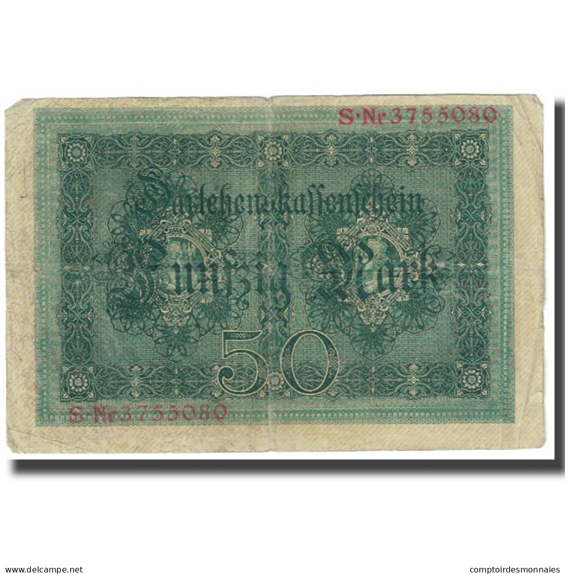 Billet, Allemagne, 50 Mark, 1914, 1914-08-05, KM:49b, TB - …-1871: Altdeutschland