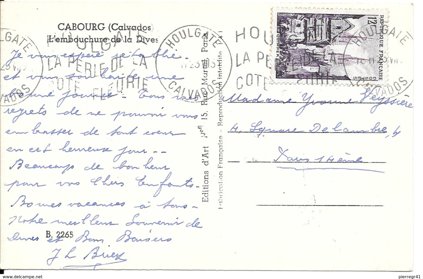 CPA-1956-14-CABOURG-L Embouchure De La DIVES-Edit Yvon-TBE- - Cabourg