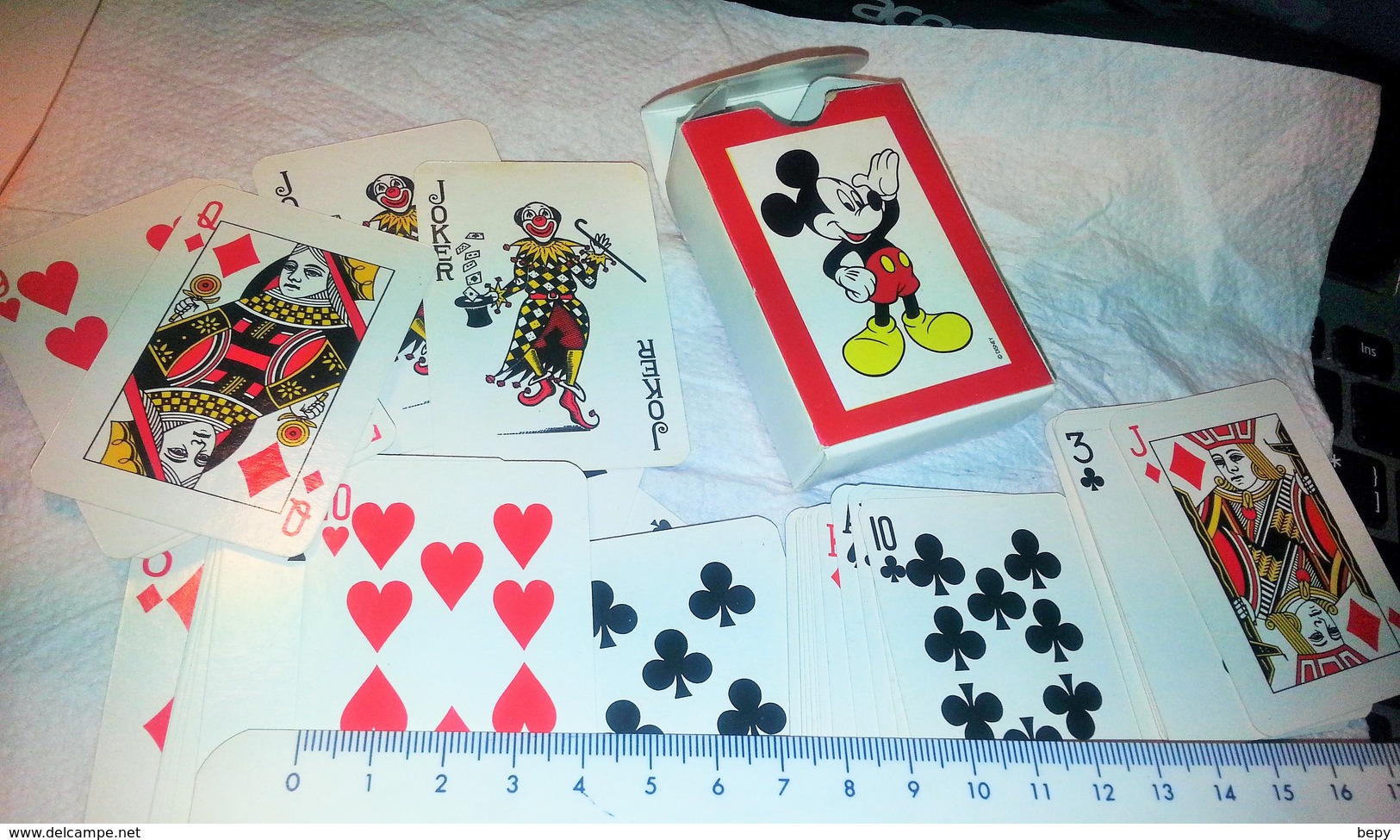 CARTE DA GIOCO. WALT DISNEY. TOPOLINO.  JOLLY. DISNEY. JOKER. - 54 Cards