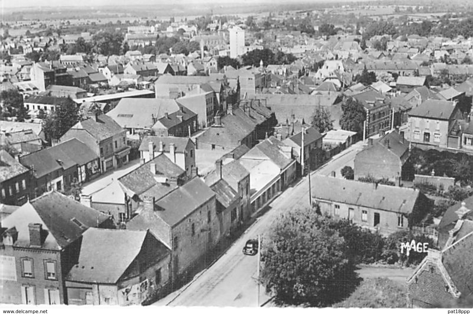 02 - HIRSON : Vue Générale - CPSM Dentelée Noir Blanc Format CPA - Aisne - Hirson