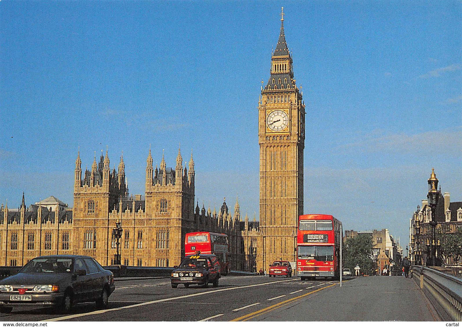 CPM - LONDON - Westminster Bridge And Houses Of Parliament - Houses Of Parliament