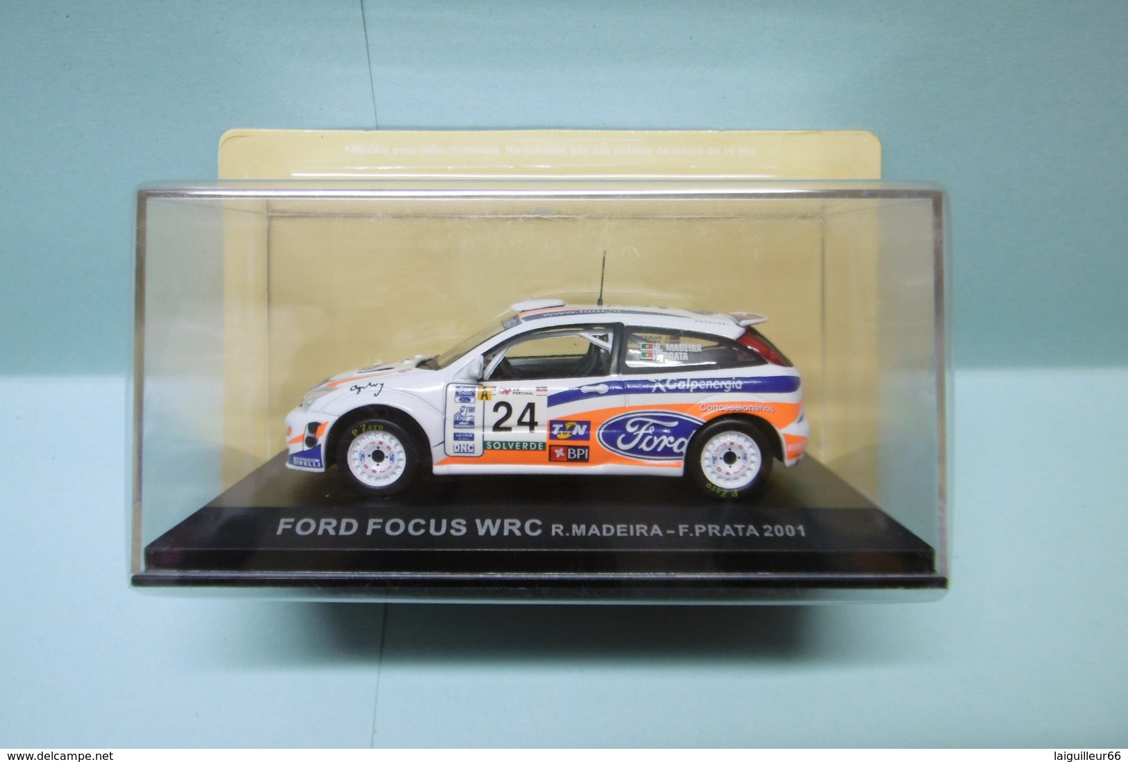 Altaya / Ixo - FORD FOCUS WRC R. Madeira - F. Prata 2001 RALLYE De PORTUGAL Neuve NBO 1/43 - Rally