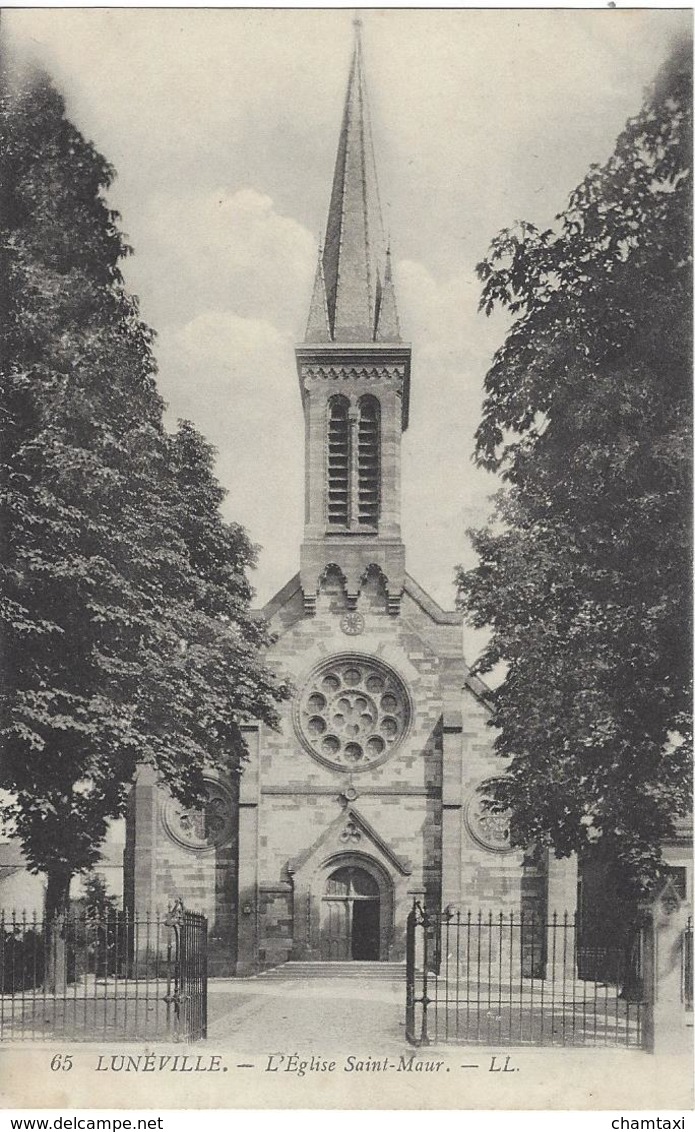 54 LUNEVILLE EGLISE SAINT MAUR Editeur LEVY LL 65 - Luneville