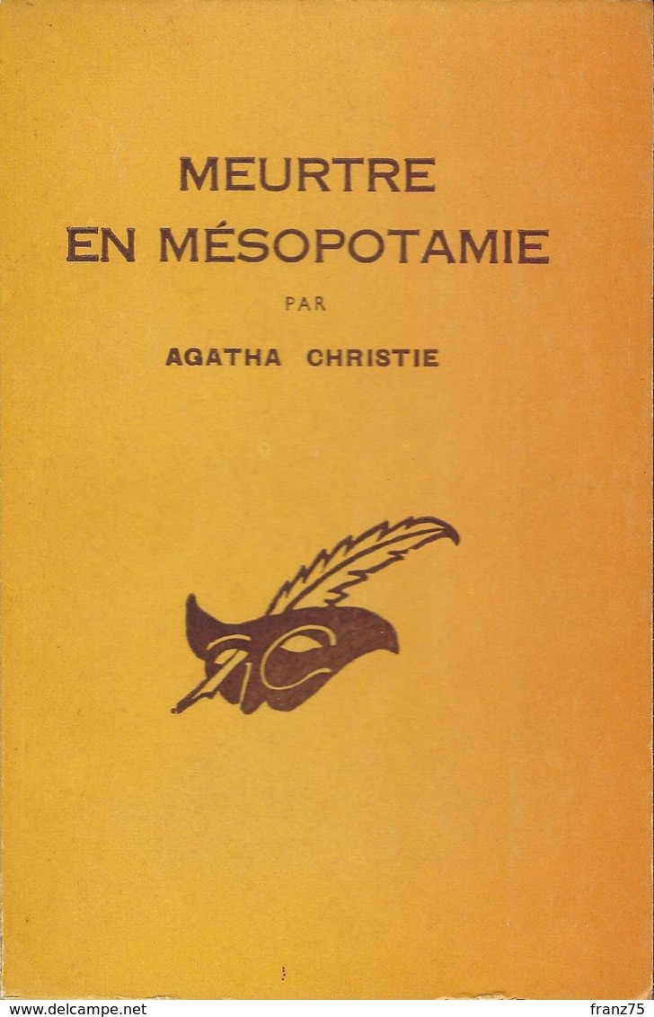 Meurtre En Mésopotamie-Agatha Christie-Le Masque 1960--TBE - Le Masque