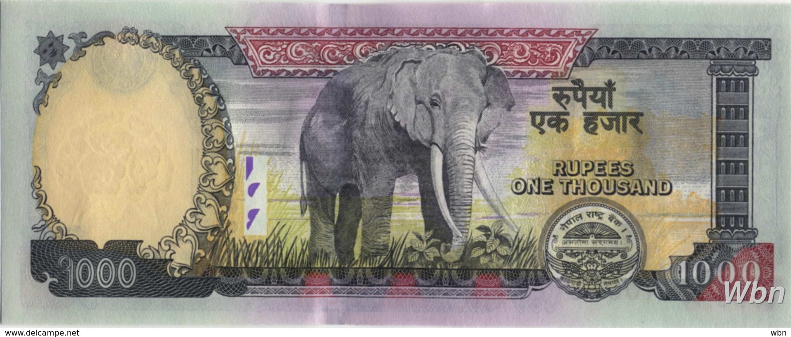 Nepal 1000 Rupee (P68b) 2010 -UNC- - Népal