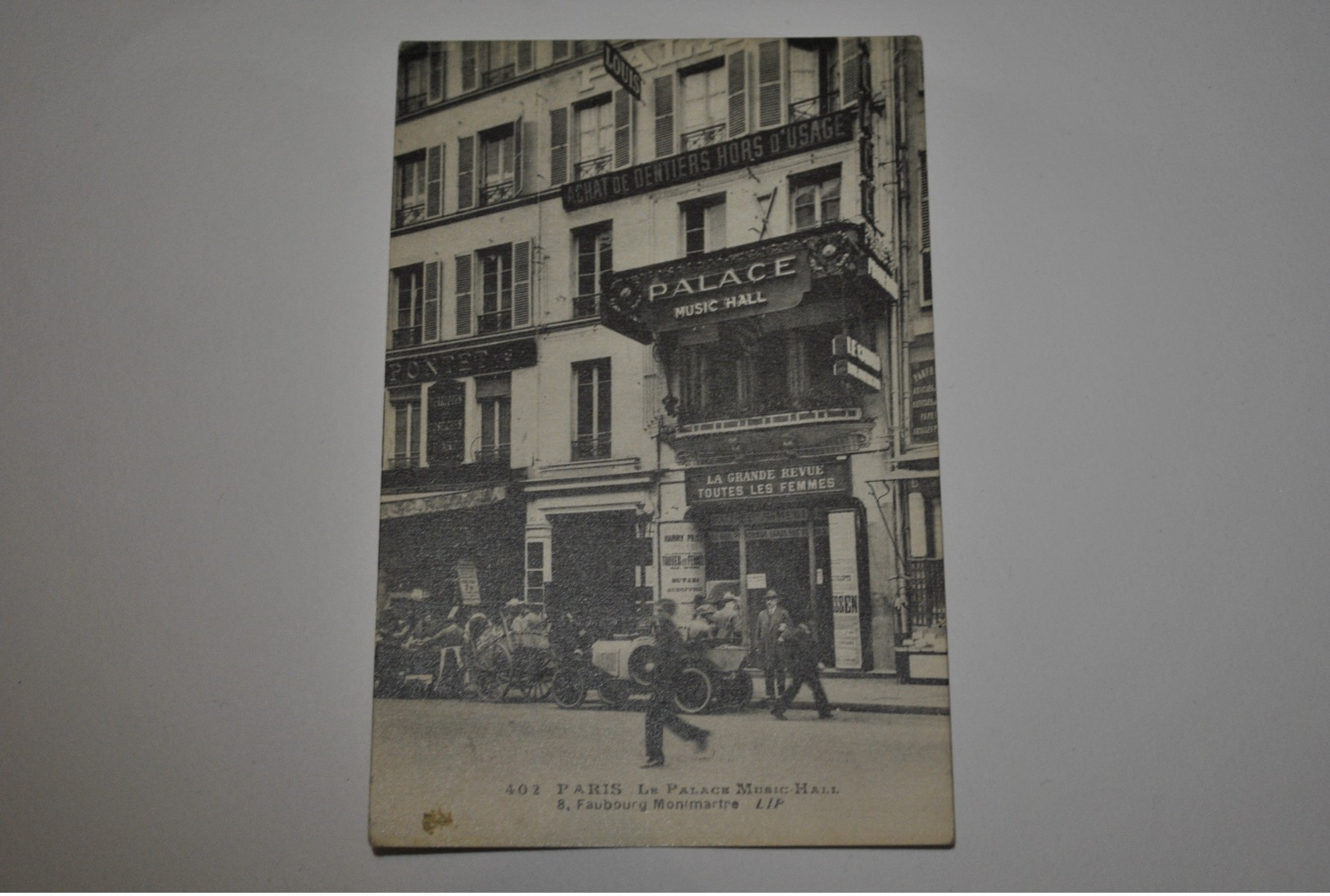 75 Paris  Le Palace Music Hall  8 Faubourg Montmartre ( Voiture ) - Autres & Non Classés