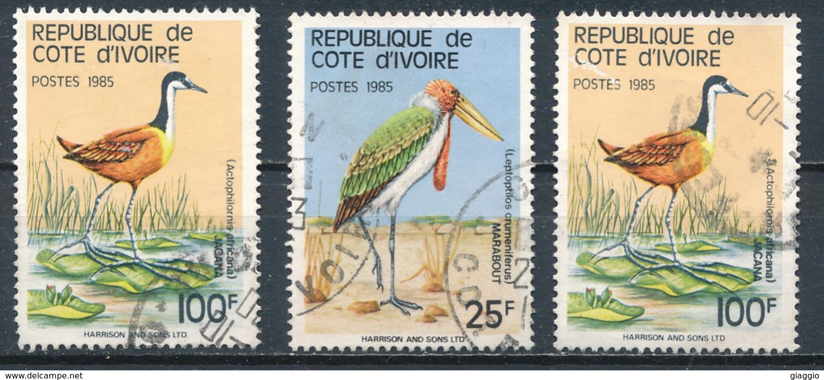 °°° COTE D'IVOIRE - Y&T N°720A/B - 1985 °°° - Costa D'Avorio (1960-...)