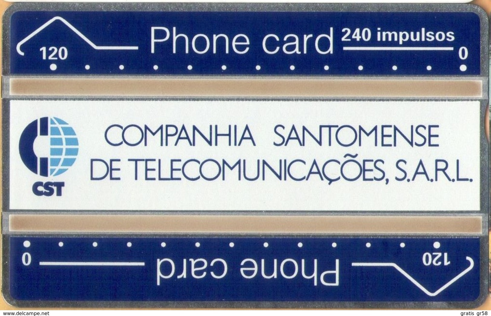 Sao Tome And Principe - ST-CST-0001, Definitive, L&G, 240U, 112K, 5.000ex, 12/91, Mint / Unused - San Tomé Y Príncipe