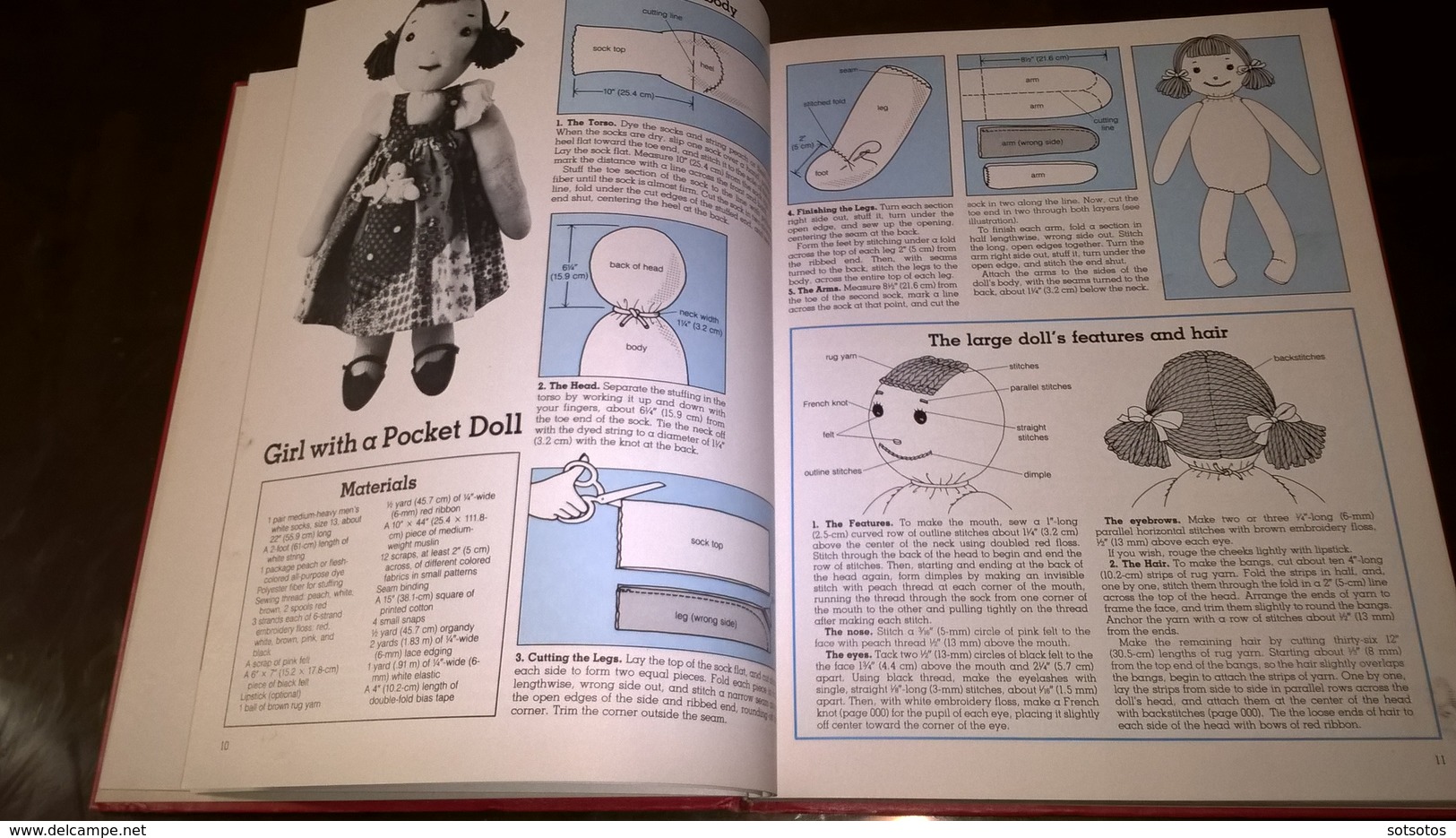 DOLLMAKER’S WOTKSHOP : Vera  P. GUILD – HEARST BOOKS, NEW YORK 1981 – 160 Pgs (22x28,50 cent) – illustrated – very good
