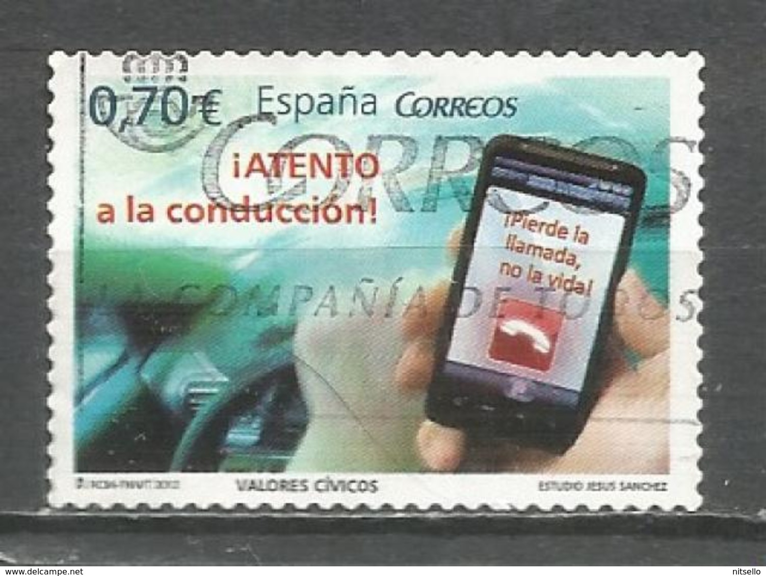 LOTE 1902  ///  (C010)  ESPAÑA 2012   YVERT Nº: 4375 - Oblitérés