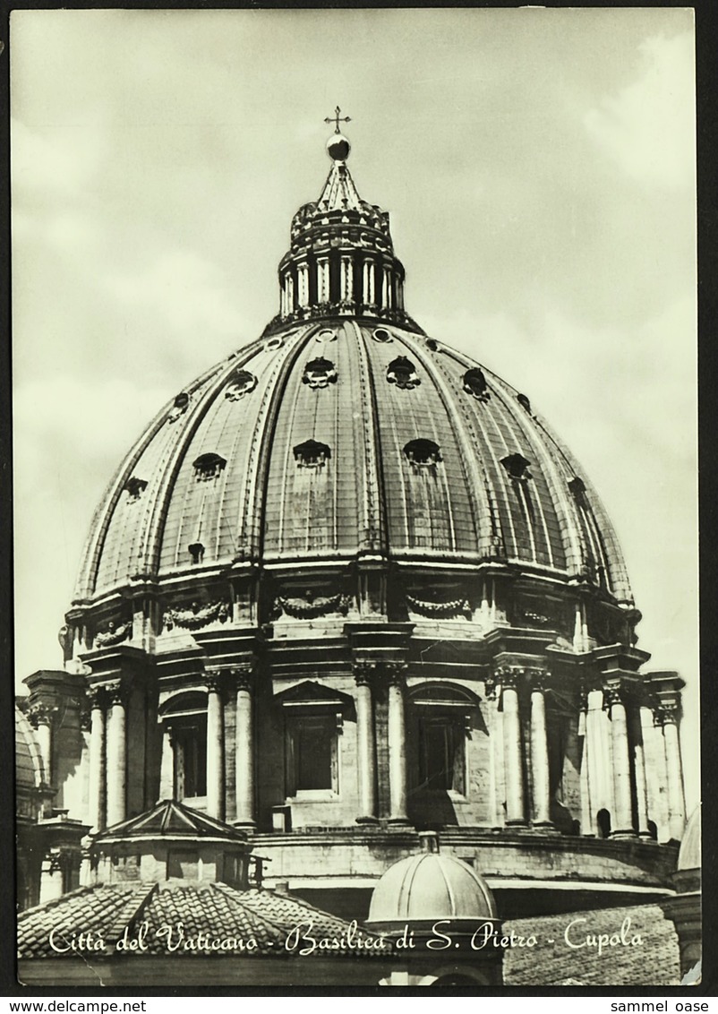 Le Vatican  -  Basilique Saint Pierre  -  La Coupole  -  Ansichtskarte Ca.1954    (10469) - Vatikanstadt