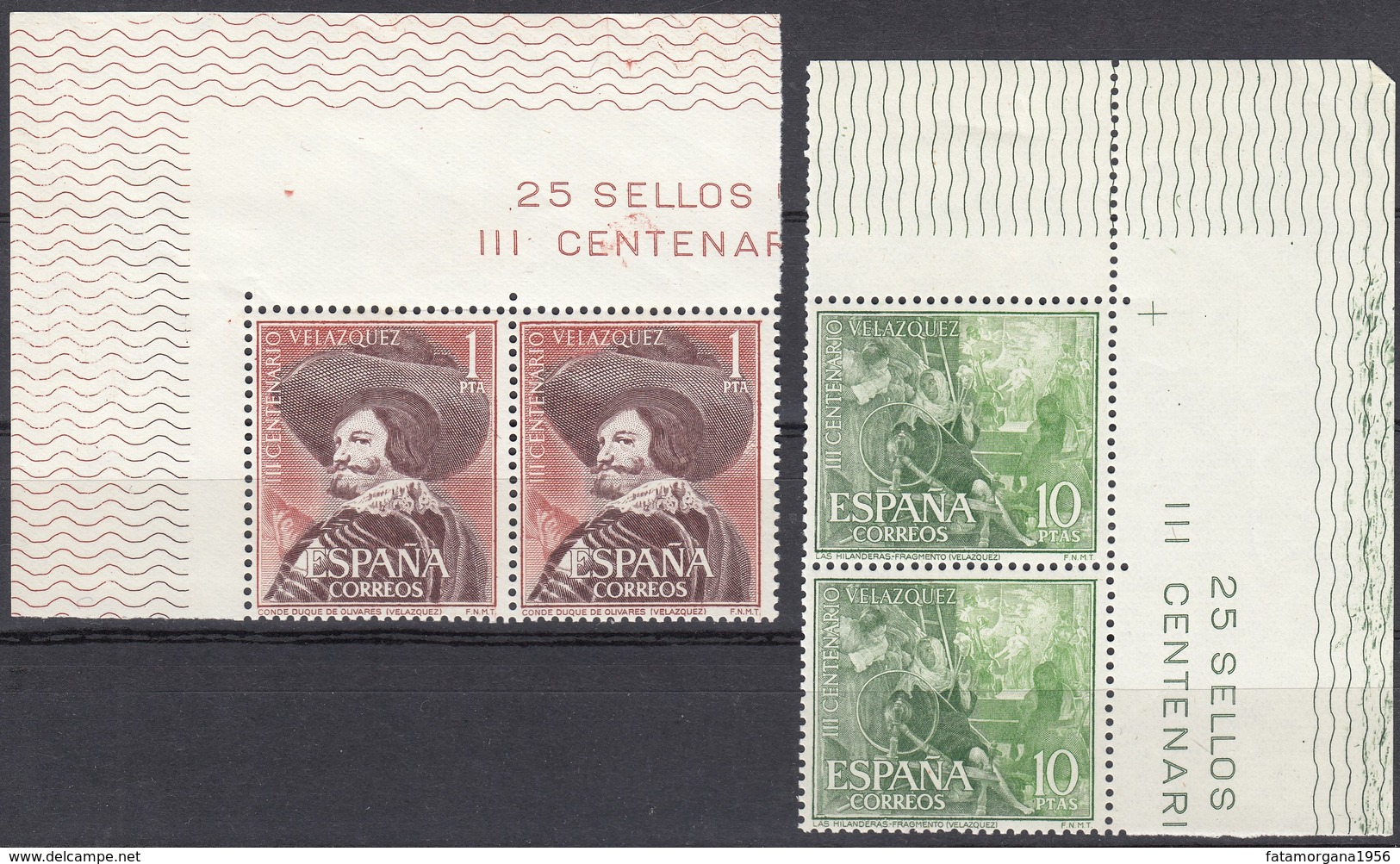 SPAGNA - SPAIN - ESPAGNE - 1961 - Serie Completa In Coppie Per Complessivi 8 Valori Nuovi MNH: Yvert 1017/1020. - Nuovi
