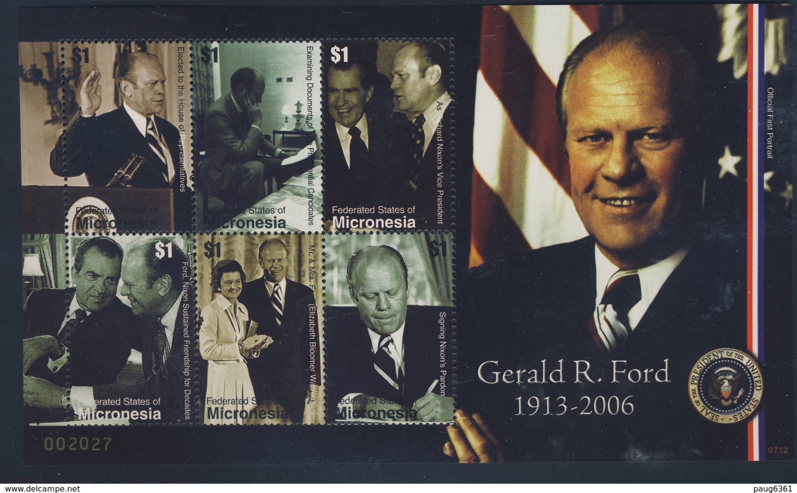 MICRONESIE 2007  BLOC G.FORD   YVERT  N°1538/43 NEUF MNH** - Micronesia