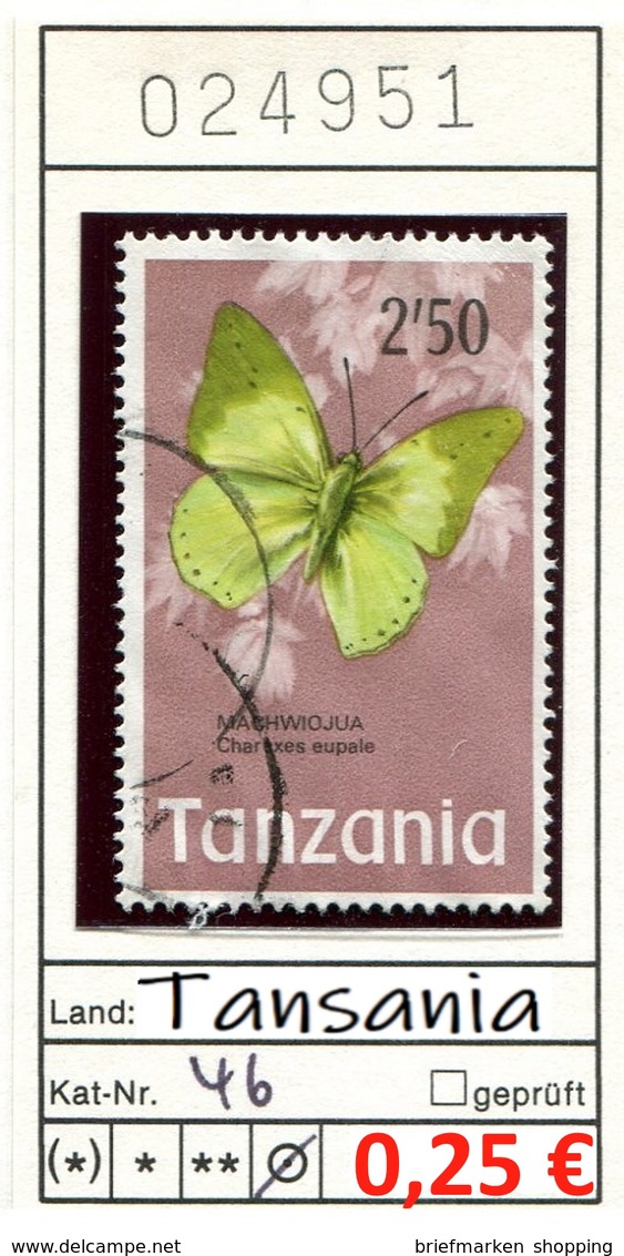 Tansania - Tanzania - Michel 46 - Oo Oblit. Used Gebruikt - Gem. Scan - As Per Scan - Tansania (1964-...)