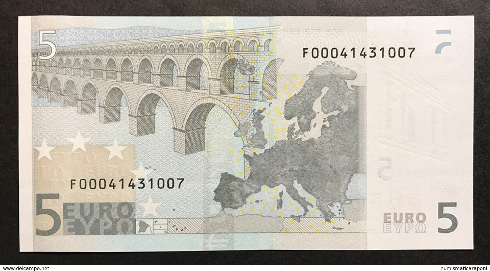 5 € Malta Trichet F E009C2 Q.FDS About UNC DA MAZZETTA  Cod.€.230 - 5 Euro