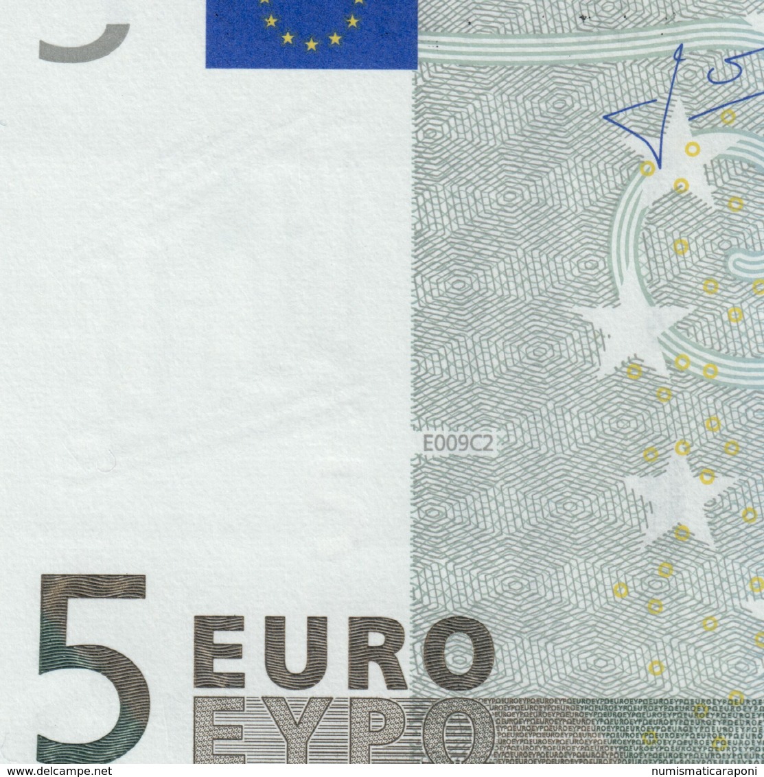 5 € Malta Trichet F E009C2 Q.FDS About UNC DA MAZZETTA  Cod.€.230 - 5 Euro