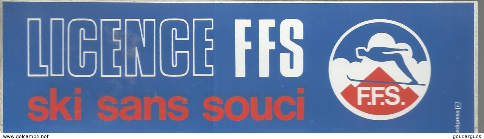 Autocollant - Licence FFS - Ski Sans Souci. - Autocollants