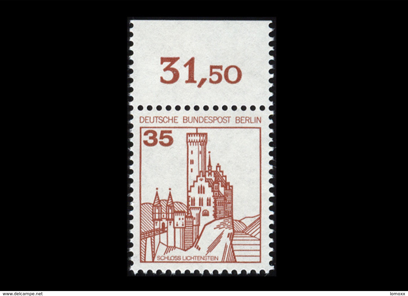 Berlin 1982, Michel-Nr. 673 A, Freimarken: Burgen Und Schlösser, 35 Pf., Bogenrand Oben, Postfrisch - Ungebraucht