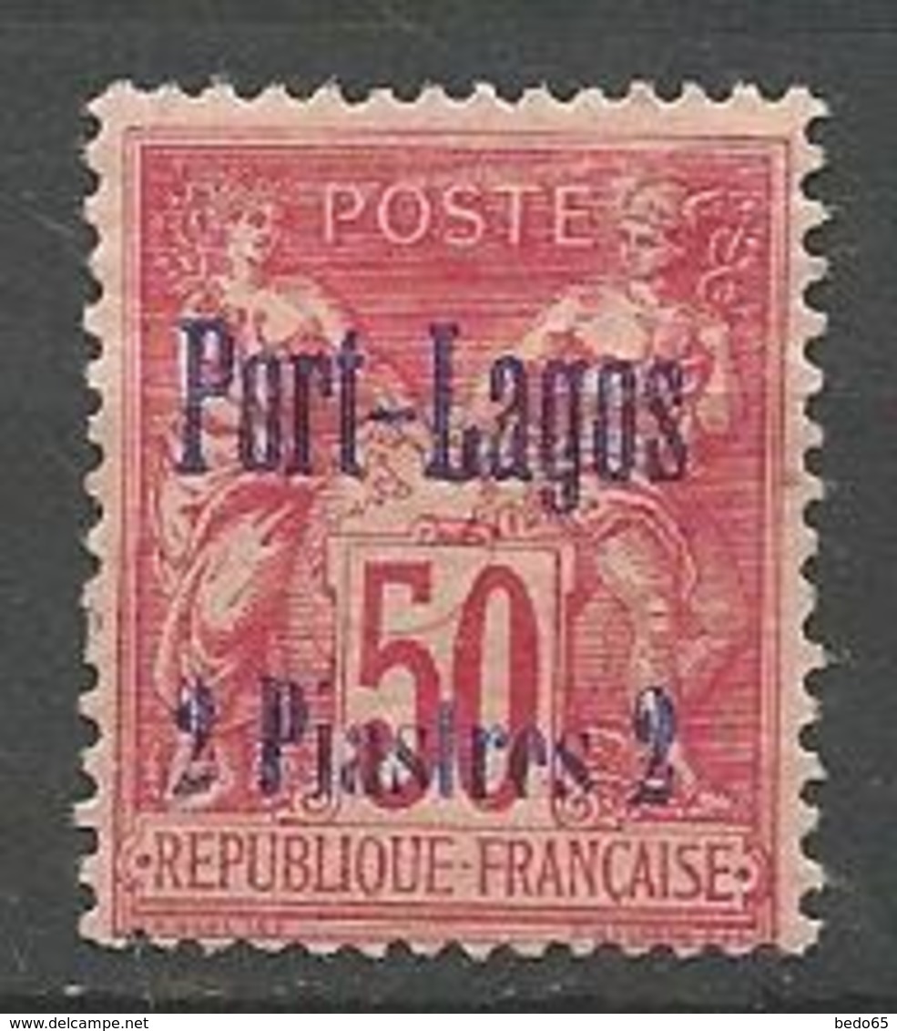 PORT-LAGOS N° 5 NEUF* CHARNIERE / MH - Unused Stamps