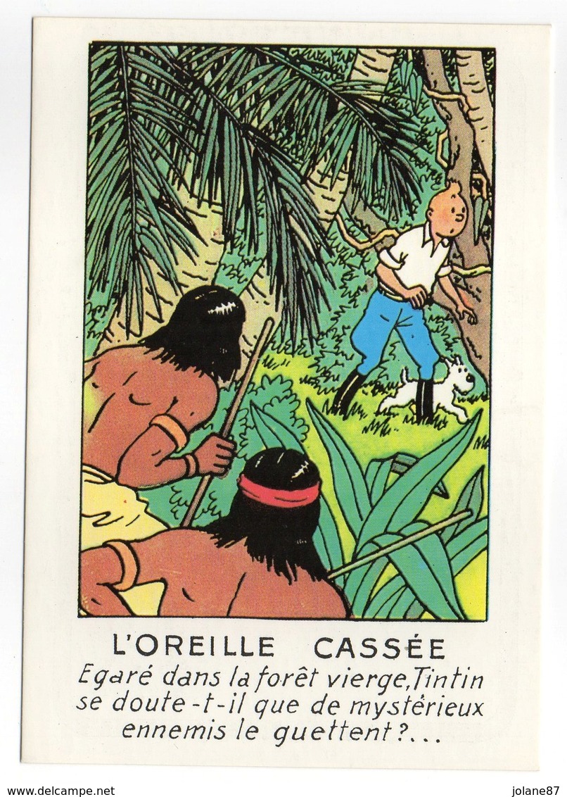 CPM    HERGE   LES AVENTURES DE TINTIN    L OREILLE CASSEE - Bandes Dessinées