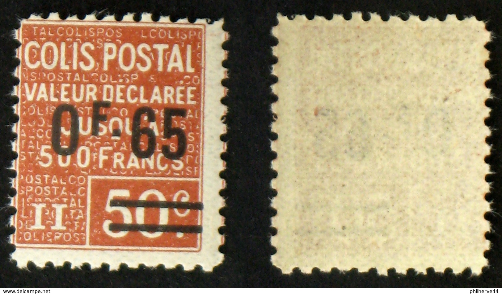 COLIS POSTAUX N° 60 Neuf N** TB Cote 5€ - Neufs